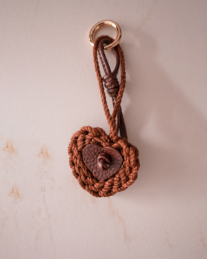 Charm Corazón Tejido